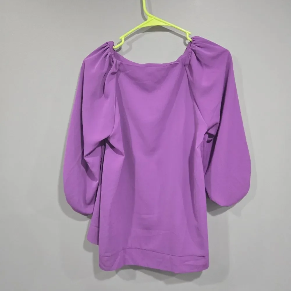 🐢 Cute Violet 💜 Blouse Size S NWOT.